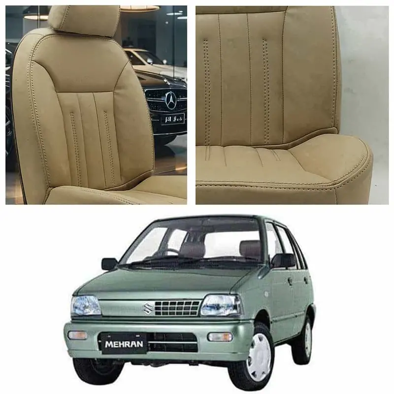 Suzuki Mehran Audi Design Beige Seat Covers 1988 - 2021 1