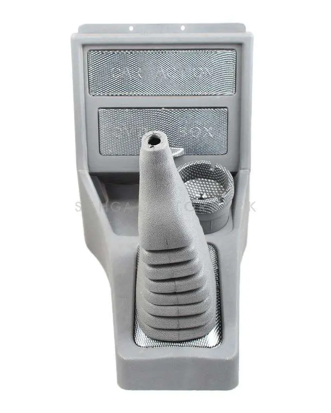 Suzuki Mehran Console Box With Carbon Fiber Cup Holder - Grey 2