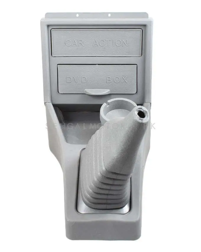 Suzuki Mehran Console Box With Cup Holder - Grey - Front Console With Organizer 2