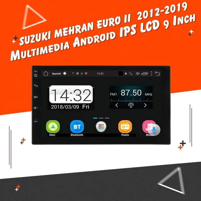Suzuki Mehran Euro Ii Android Lcd Black 9 Inches 2012 - 2019 1