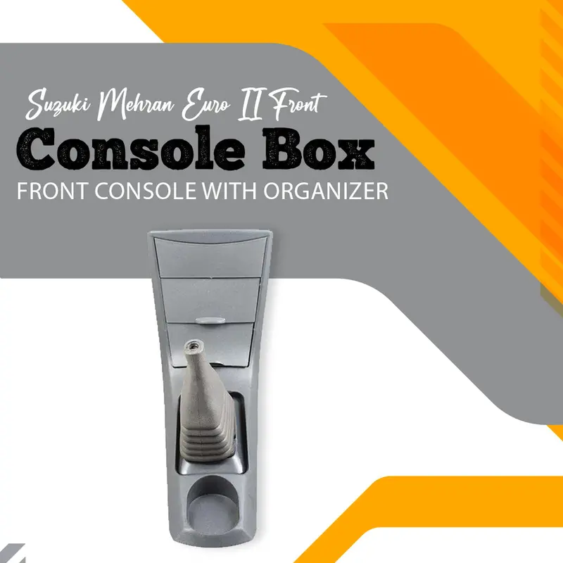 Suzuki Mehran Euro Ii Front Console Box - Front Console With Organizer Xli Style 1