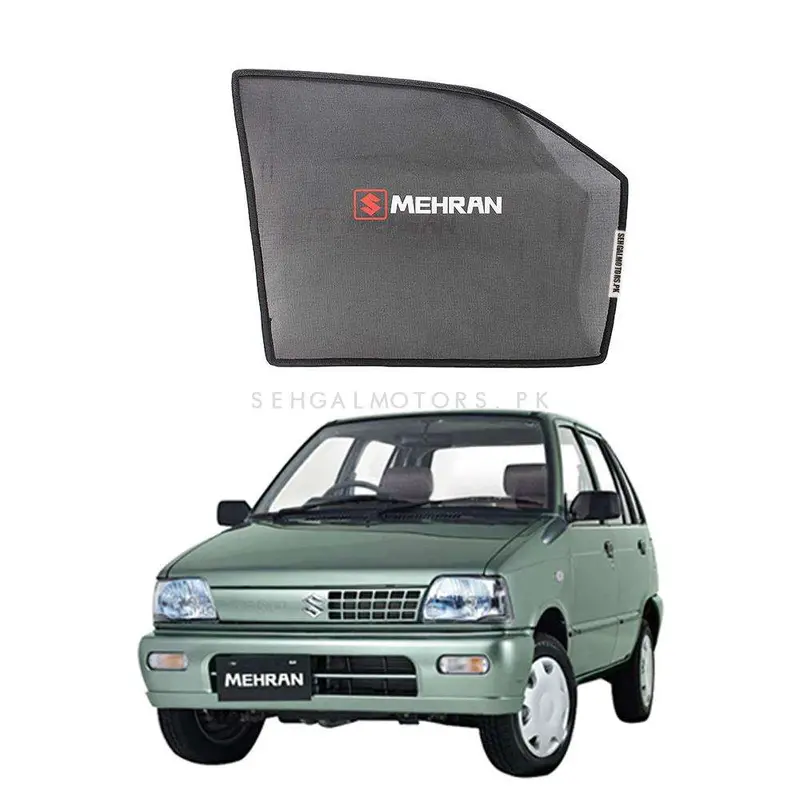 Suzuki Mehran Foldable & Flexible Sunshade With Logo 2012 - 2019 - Side Sun Shade 1