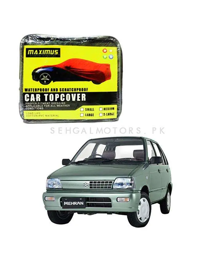 Suzuki Mehran Maximus Non Woven Car Top Cover 2012 - 2019 - - Scratchproof And Waterproof - Without Belt 1