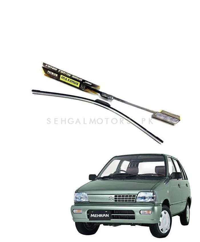 Suzuki Mehran Maximus Premium Silicone Wiper Blades 1991 - 2024 1