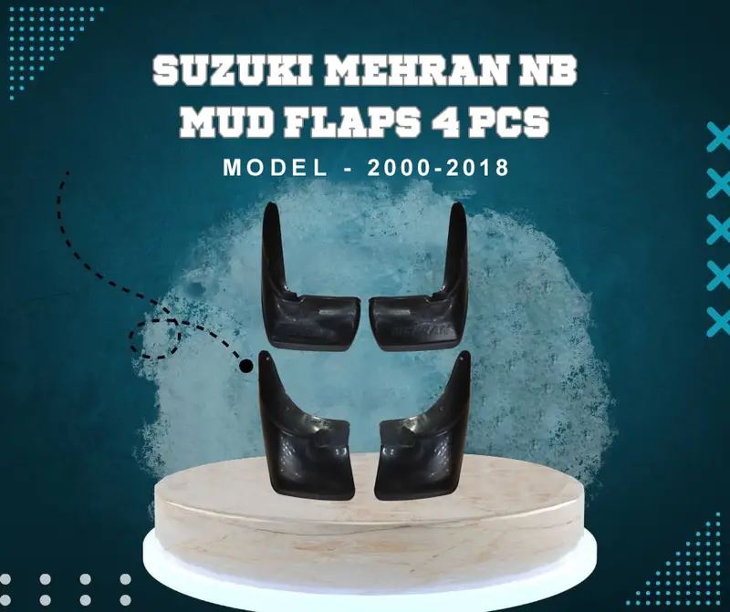 Suzuki Mehran Mud Flaps 4 Pcs 2000 - 2018 1