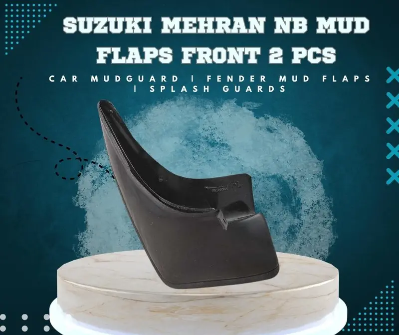 Suzuki Mehran Mud Flaps Front 2 Pcs - Car Mudguard | Fender Mud Flaps | Splash Guards 1