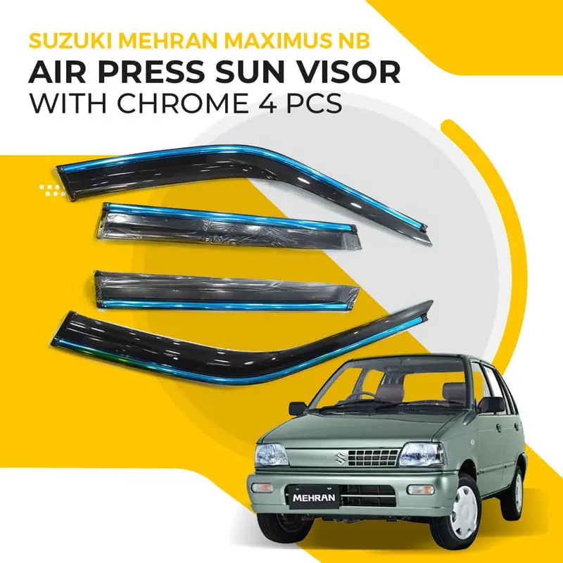 Suzuki Mehran Nb Air Press Sun Visor With Chrome 2012 - 2019 1