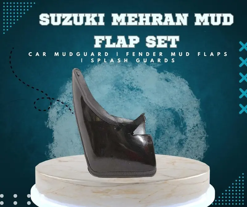 Suzuki Mehran Nb Mud Flaps 4 Pcs - Car Mudguard | Fender Mud Flaps | Splash Guards 1
