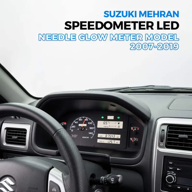 Suzuki Mehran Speedometer Led Needle Glow Meter Model 2007 - 2019 2