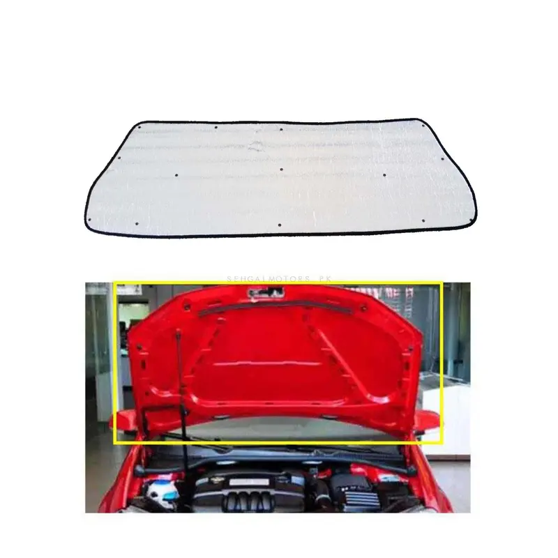 Suzuki Swift 2D Aluminum Bonnet Liner Cover 2010 - 2021 - Protector Lid Garnish Bonnet Namda 2