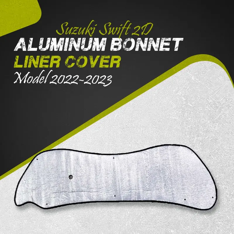 Suzuki Swift 2D Aluminum Bonnet Liner Cover 2022 - 2024 1