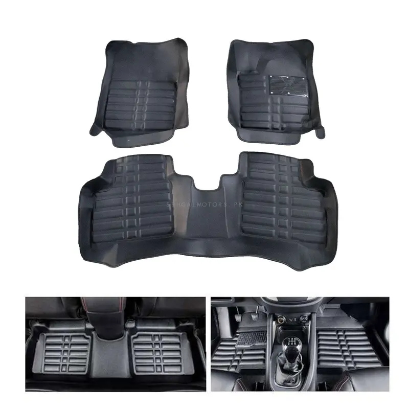 Suzuki Swift 5D Custom Floor Mat Black 3 Pcs 2010 - 2021 2
