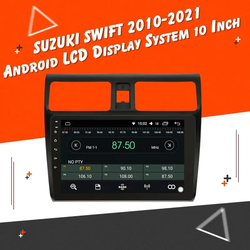 Suzuki Swift Android Lcd Black 10 Inches 2010 - 2021 1