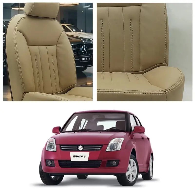 Suzuki Swift Audi Design Beige Seat Covers 2010 - 2021 1