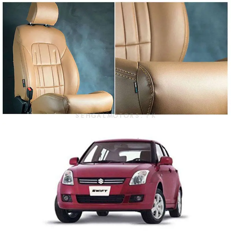 Suzuki Swift Audi Style Brown Brown Seat Covers 2010 - 2018 1