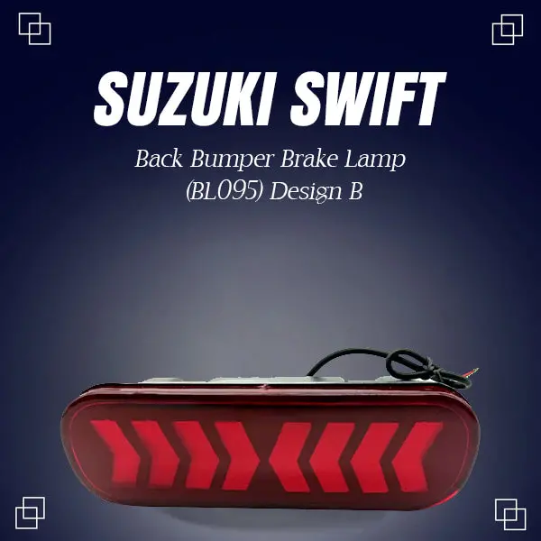 Suzuki Swift Back Bumper Third Brake Lamp Design B 2022 - 2024 - - (Bl095) 1