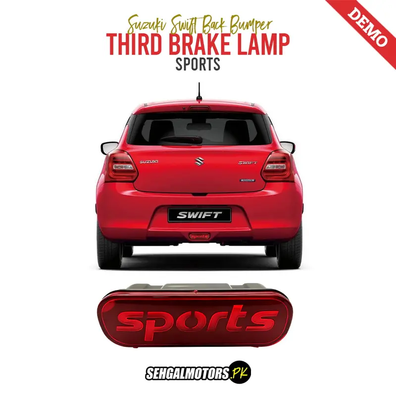 Suzuki Swift Back Bumper Third Brake Lamp Design C 2022 - 2024 - - (Bl096) 1