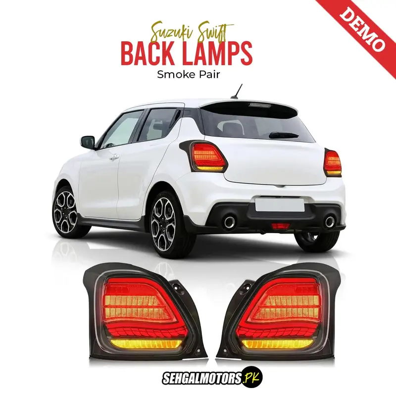 Suzuki Swift Back Lamps Smoke Pair 2022 - 2024 1