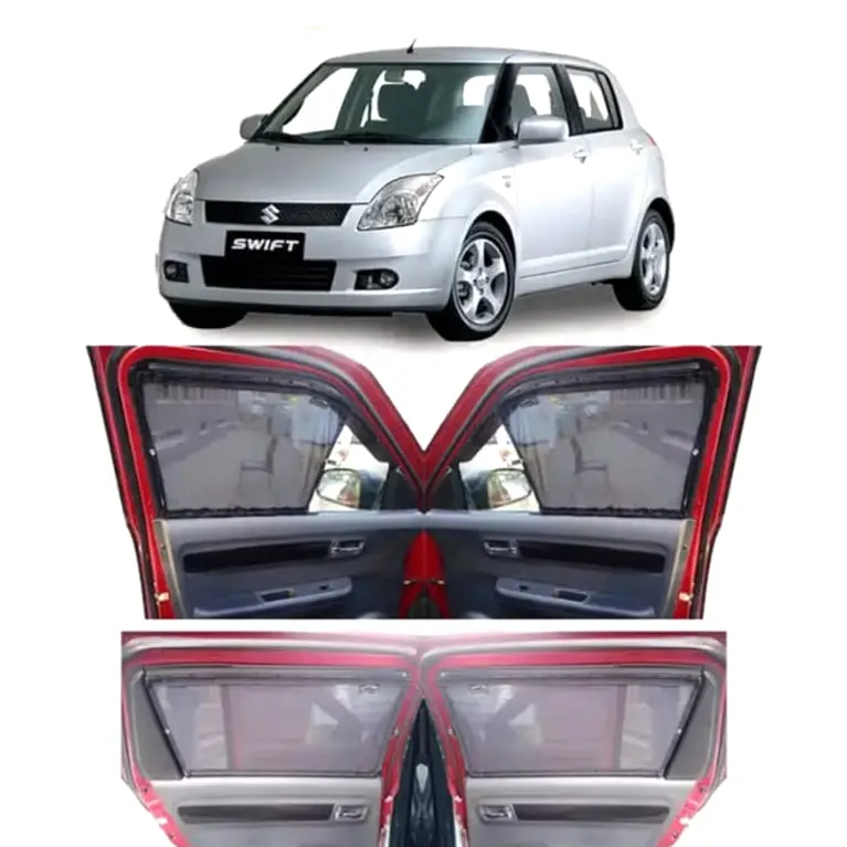 Suzuki Swift Custom Fit Retractable Curtains 2022 - 2024 - - Sun Shade - Parda 2
