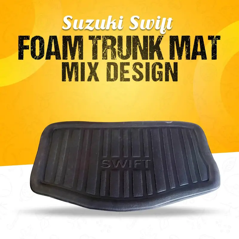 Suzuki Swift Foam Trunk Mat Mix Design 2010 - 2021 1