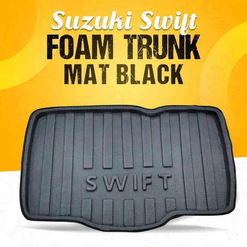 Suzuki Swift Foam Trunk Mat Mix Design 2022 - 2024 - Cargo Boot Liner Diggi Protection Tray Cover 1