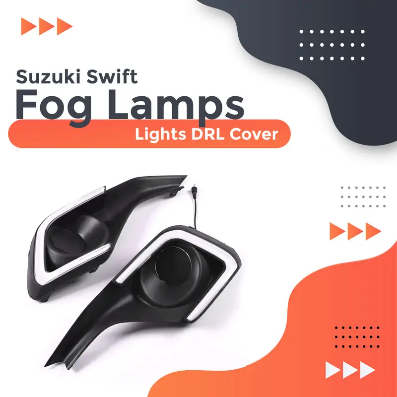 Suzuki Swift Fog Lamps Lights Drl Cover 2022 - 2024 1