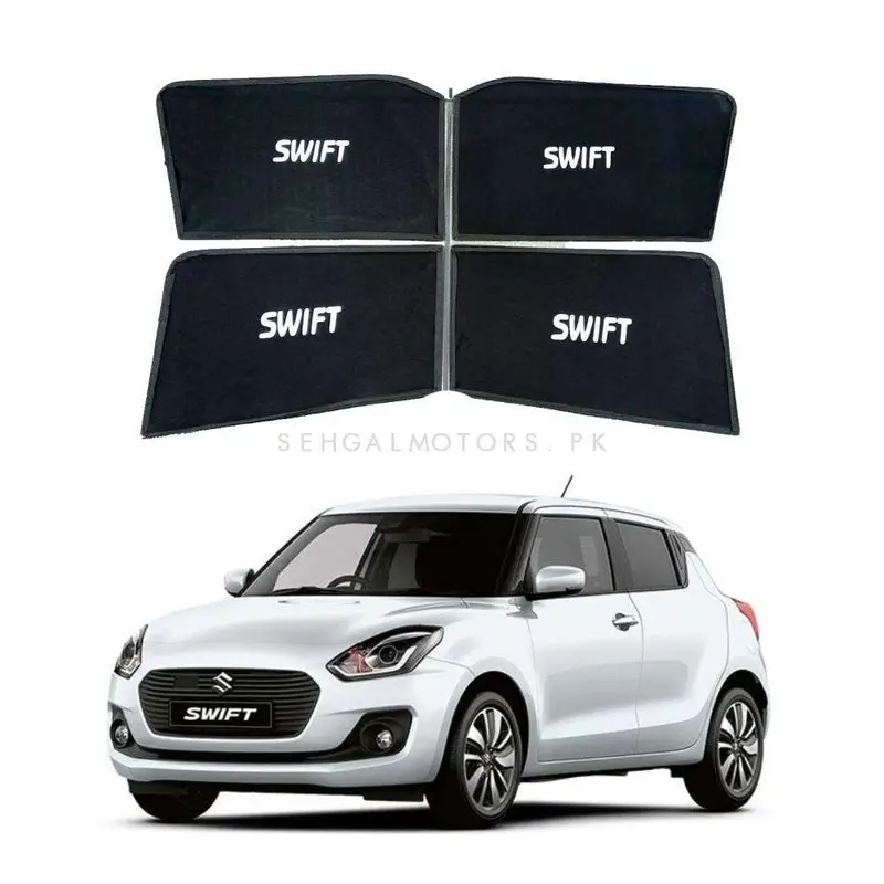 Suzuki Swift Foldable & Flexible Sunshade With Logo 2022 - 2024 - Side Sun Shade 1