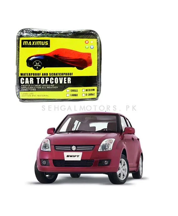 Suzuki Swift Maximus Non Woven Car Top Cover 2010 - 2017 - Scratchproof Waterproof 2