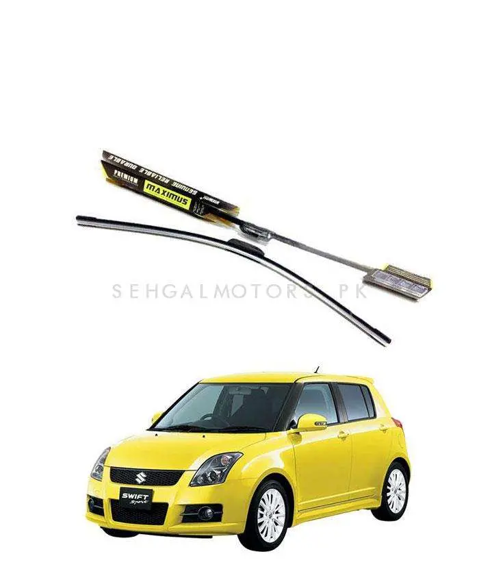 Suzuki Swift Maximus Premium Silicone Wiper Blades 2004 - 2010 1