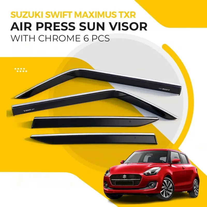 Suzuki Swift Maximus Txr Air Press Sun Visor With Chrome 1