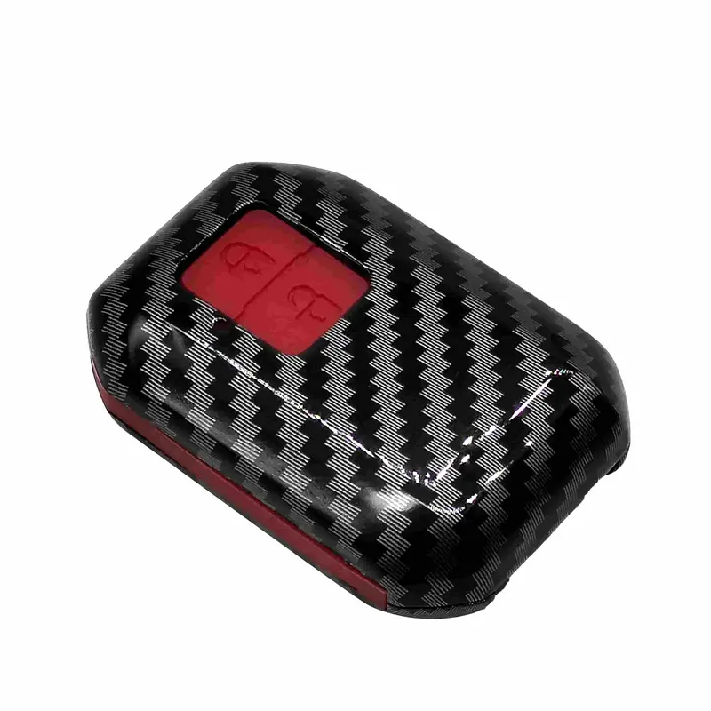 Suzuki Swift Plastic Protection Key Cover Carbon Fiber 2 Buttons 2022 - 2024 - With Red Pvc 2