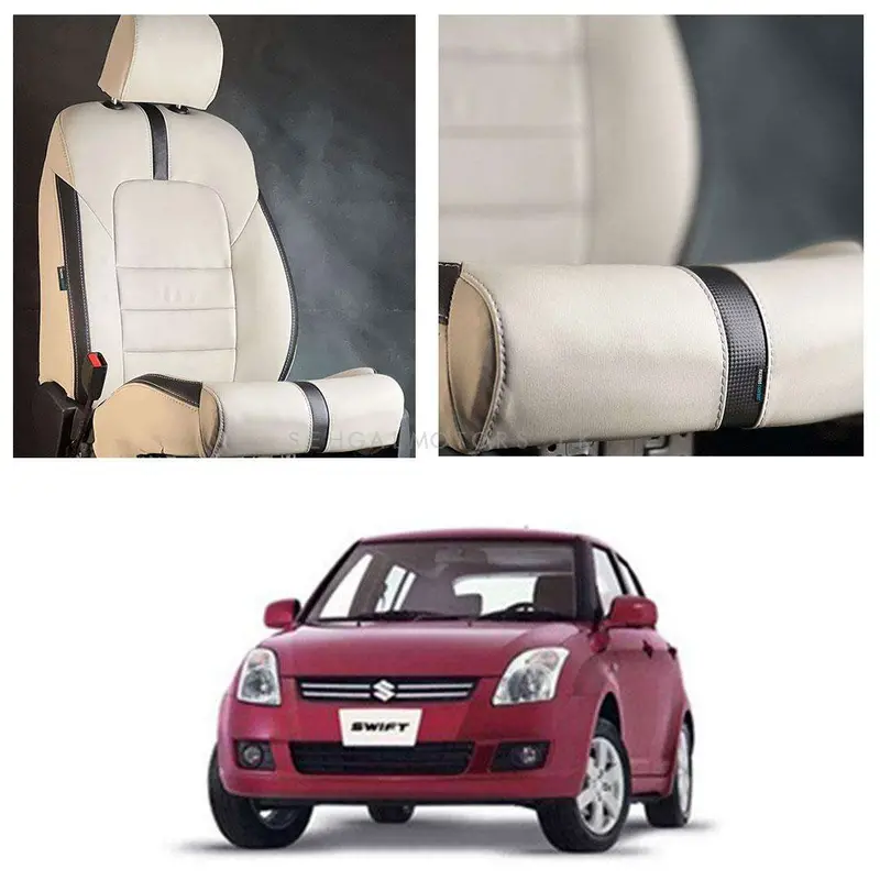 Suzuki Swift Type R Beige Black Seat Covers 2010 - 2018 1