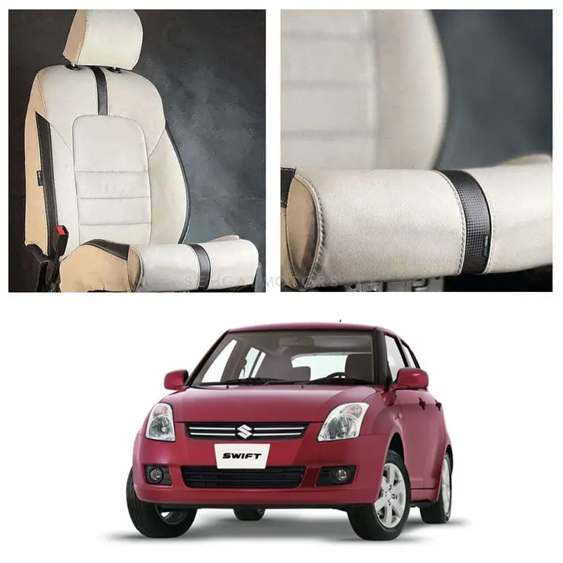 Suzuki Swift Type R Beige Black Seat Covers 2010 - 2021 1