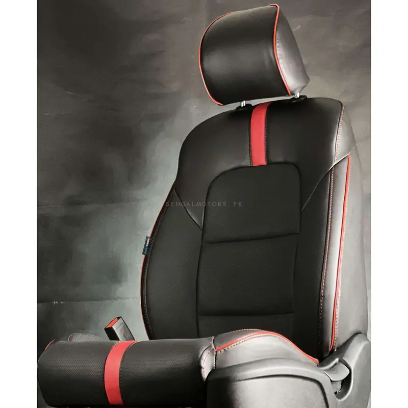 Suzuki Swift Type R Black Red Seat Covers 2010 - 2018 2
