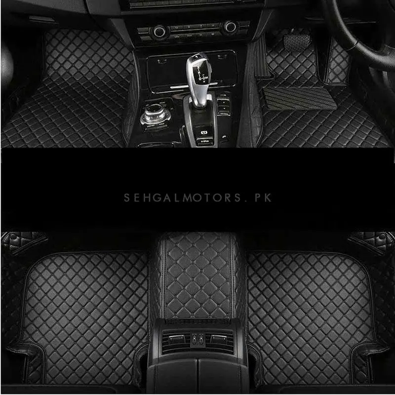 Suzuki Vitara 7D Floor Mats - Black - 3 Pcs 2016 - 2022 2