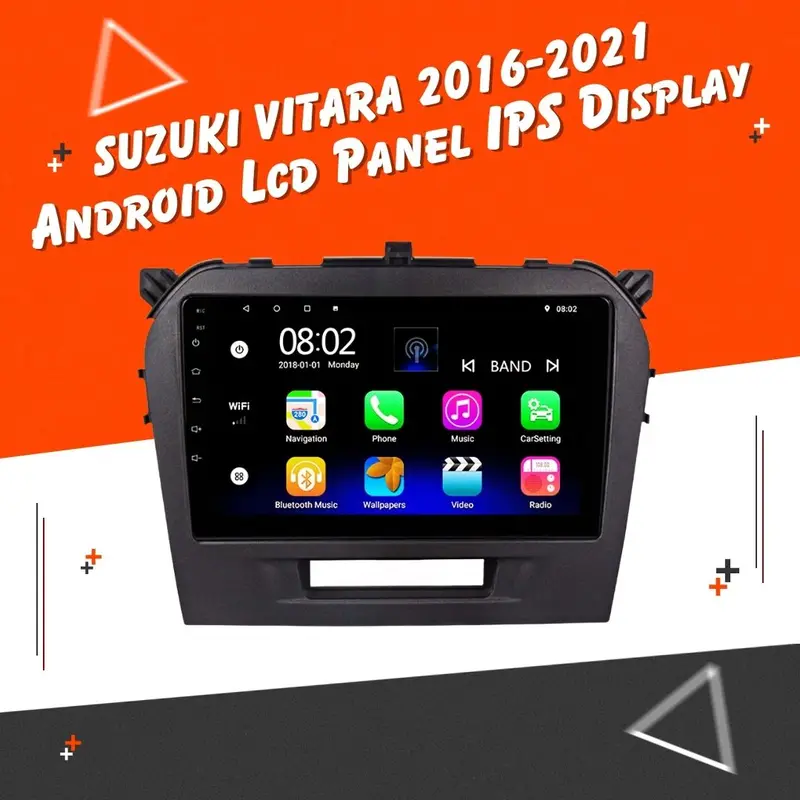 Suzuki Vitara Android Lcd Black 2016 - 2022 1