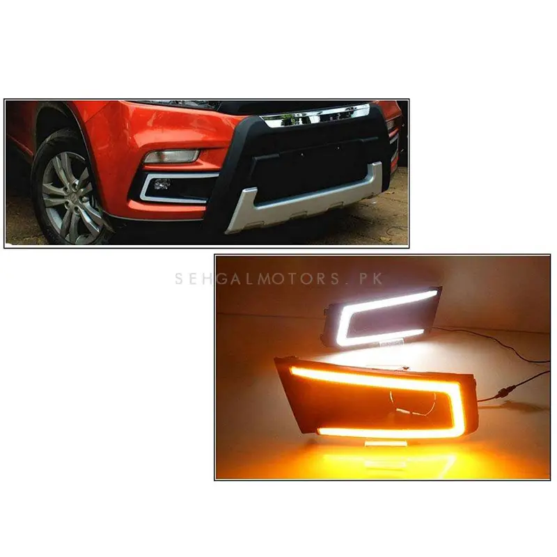 Suzuki Vitara Fog Lamps Light Drl Covers Dual Led 2016 - 2022 2
