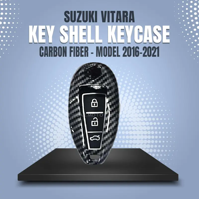 Suzuki Vitara Key Shell Key Case Carbon Fiber 2016 - 2022 1