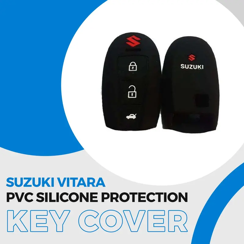 Suzuki Vitara Pvc Silicone Protection Key Cover 3 Buttons 2016 - 2022 1