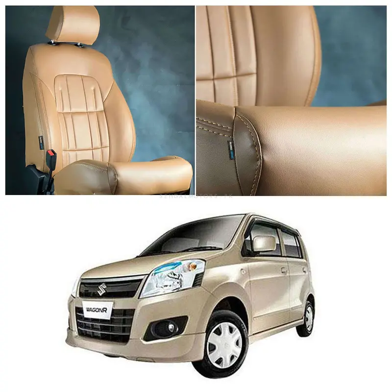 Suzuki Wagon R Audi Style Brown Brown Seat Covers 2014 - 2024 1
