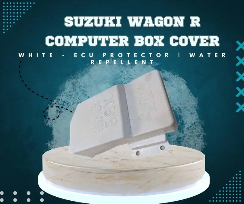 Suzuki Wagon R Computer Box Cover - White - Ecu Protector | Water Repellent 1