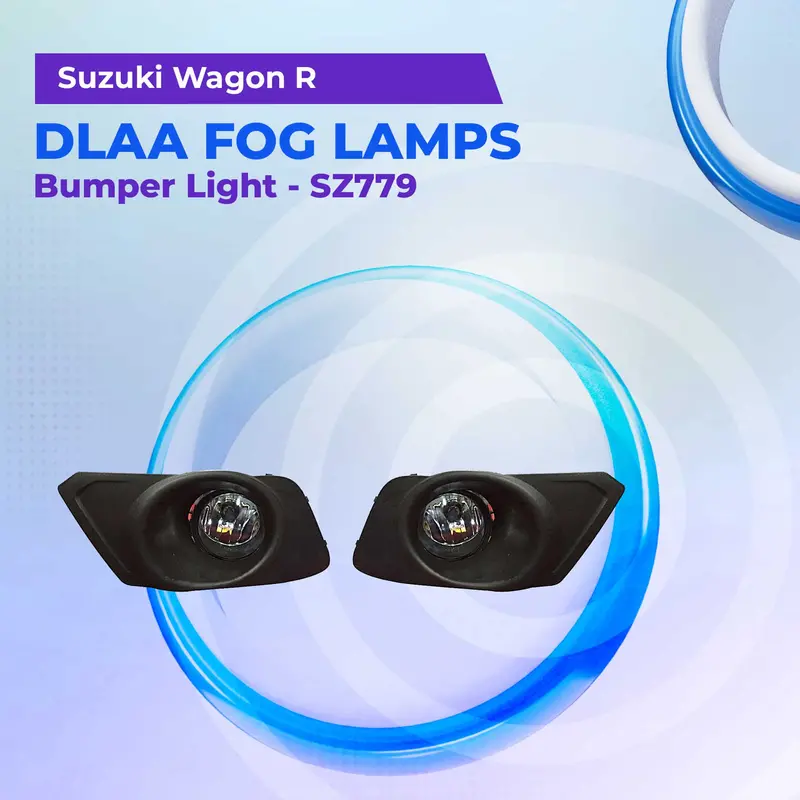 Suzuki Wagon R Dlaa Fog Lamps Bumper Light Without Chrome 2014 - 2024 1