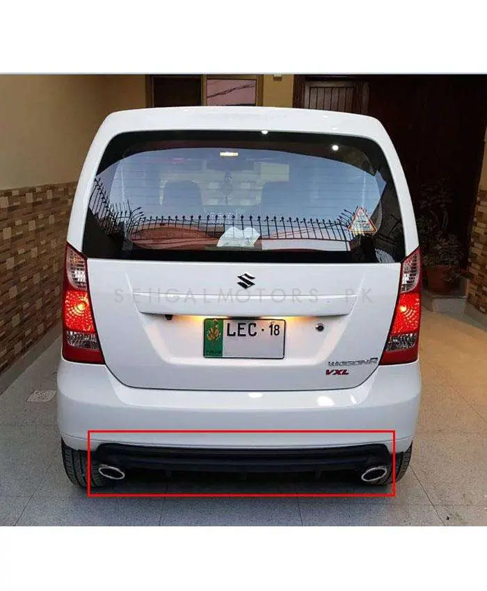Suzuki Wagon R Dual Exhaust Bumper Diffuser 2014 - 2024 1