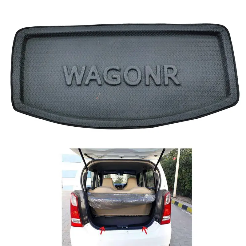 Suzuki Wagon R Foam Trunk Mat Black Mix Design 2008 - 2021 2