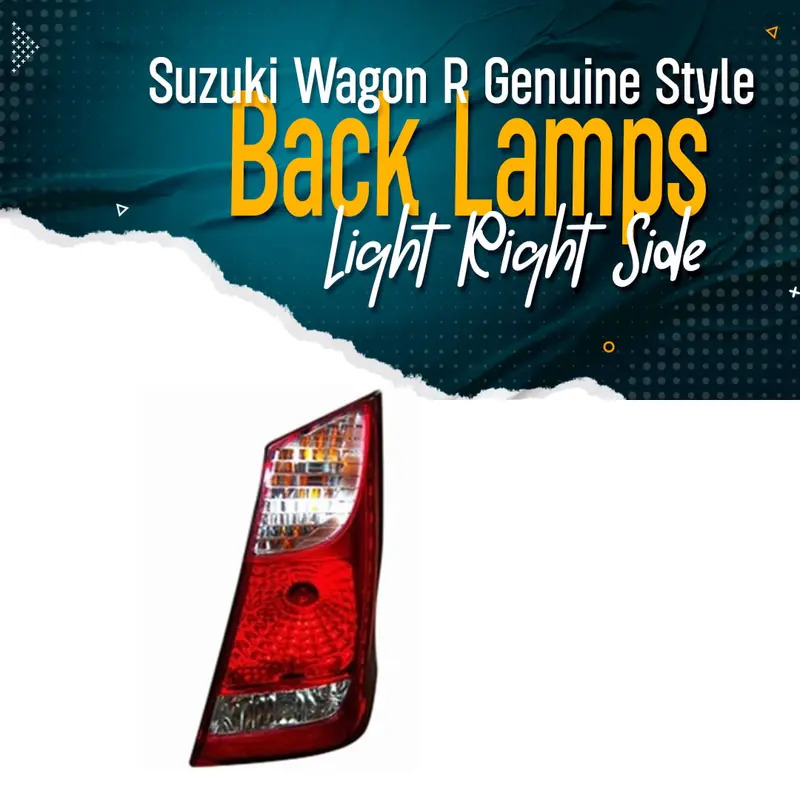 Suzuki Wagon R Genuine Style Back Lamps Light Right Side 2014 - 2024 1