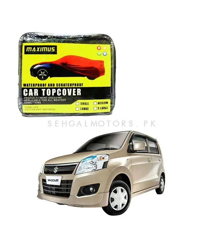 Suzuki Wagon R Maximus Non Woven Car Top Cover - Scratchproof Waterproof 2