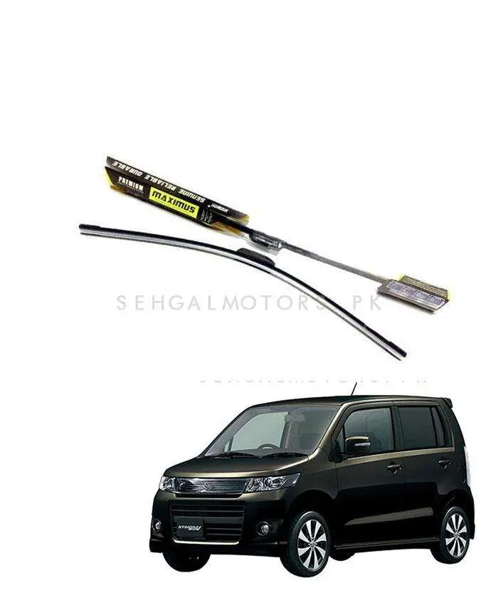 Suzuki Wagon R Maximus Premium Silicone Wiper Blades 1