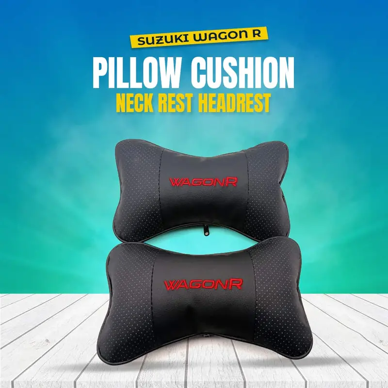 Suzuki Wagon R Neck Rest Headrest Pillow Cushion - Pair 1