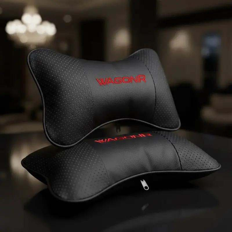 Suzuki Wagon R Neck Rest Headrest Pillow Cushion - Pair 2