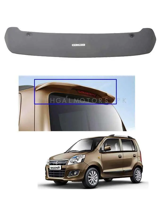 Suzuki Wagon R Spoiler Led 2014 - 2024 - Roof Spoiler | Baggage Spoiler Decorative Cover 2